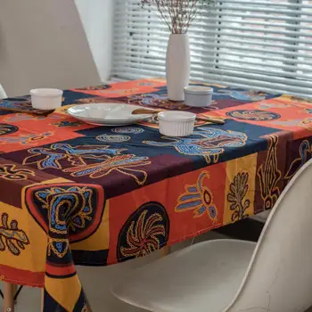 20 Maya Stiliaus staltiesė Stačiakampio Atspausdinta Lentelė Apima Dulkėms Storio Staltiesės, Vestuvių Namų Meksikos Šalis