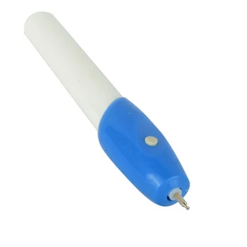 12V Vietoje Elektrinį Graviravimo Pieštuką Mėlyna+Balta Elektros Drožyba Įrankis Stiklo, Medienos, Geležies