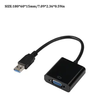 USB Į VGA Adapteris USB 2.0/3.0 