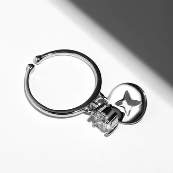 LYSFS 925 Sterlingas Sidabro Žiedai moterims, elegantiškas stilius Aukščio, Žiedai, Vestuvių Prekės Fine Jewelry HR017