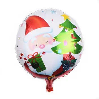 3pcs 18inch Kalėdų Medžio Sniego Apvalūs Balionai Metų Gimtadienio Apdailos Prekių Globos belen duomenys Ballon